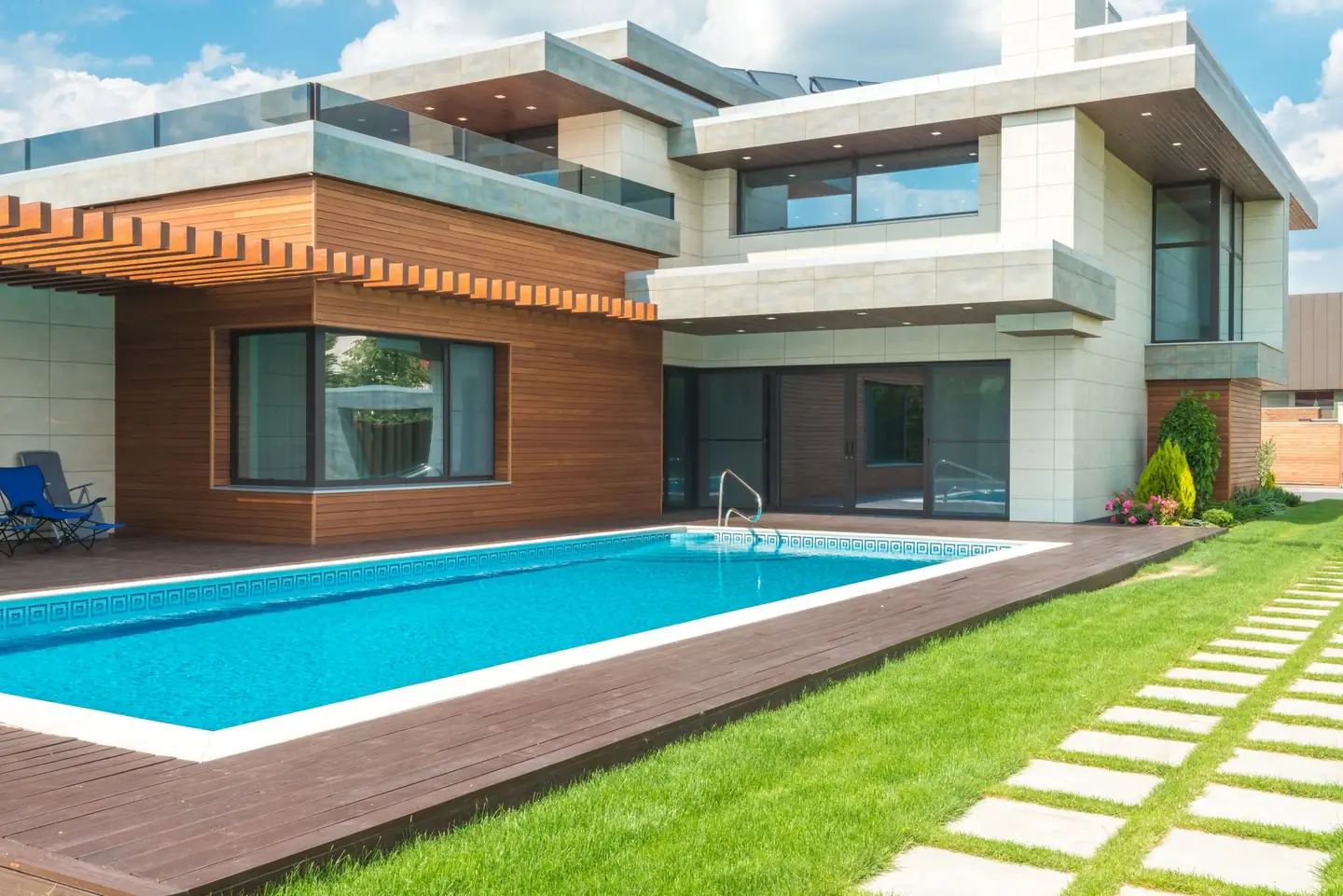 Swimming pool built in Claremont Meadows, NSW